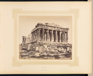Griechenland: Der Parthenon in Athen von Félix Bonfils