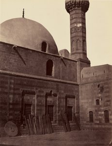 Moschee Es-Sahgir, im Vorort von Meydan - Damaskus von Félix Bonfils