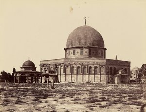 Moschee von Omar und Gerichtshof Davids [Jerusalem] von Félix Bonfils