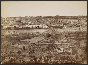 Panorama von Jerusalem von Félix Bonfils