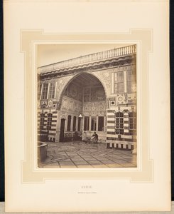 Syrien: Innenraum eines Hauses in Damaskus von Félix Bonfils