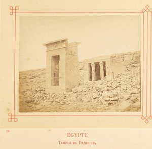 Tempel von Dandour von Félix Bonfils