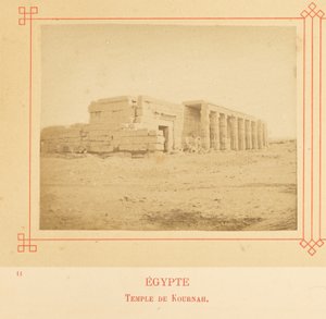 Tempel von Kournah von Félix Bonfils