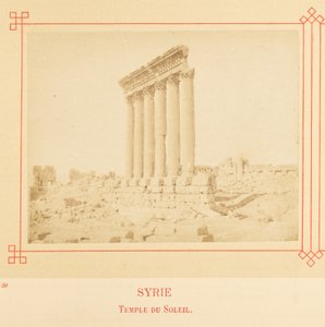 Tempel der Sonne von Félix Bonfils