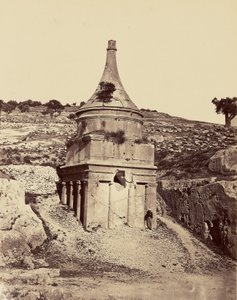 Grab von Absalom - Jerusalem von Félix Bonfils