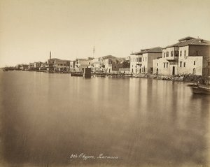 Ansicht der Stadt Larnaka auf Zypern