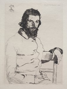 Charles Méryon, 1884 von Felix Bracquemond