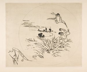 Dekoration für einen Teller: Ein Teich, 1870 von Felix Bracquemond