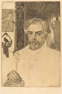 Edmond de Goncourt von Felix Bracquemond
