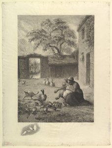 Der Frühling, nach einem Pastell von Millet