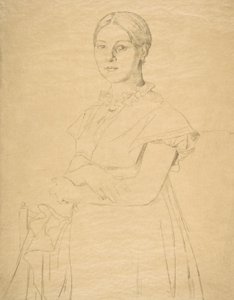 Madame Granger, nach Ingres, 1867 von Felix Bracquemond
