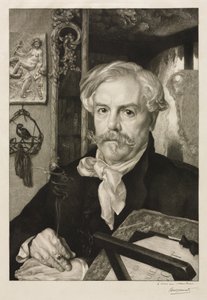 Porträt von Edmond de Goncourt