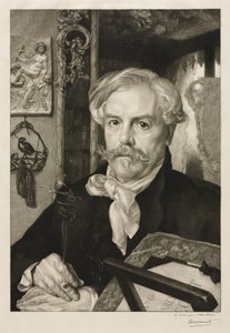 Porträt von Edmond de Goncourt, 1882