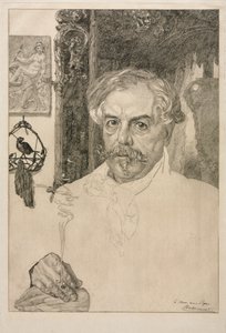 Porträt von Edmond de Goncourt, 1882