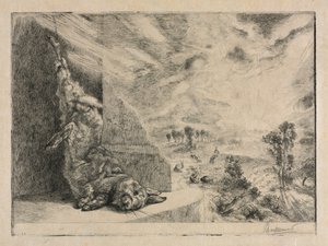 Das Wildkaninchen, 1891 von Felix Bracquemond