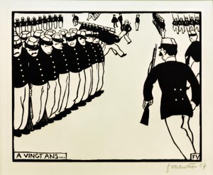 Mit zwanzig Jahren... von Felix Edouard Vallotton