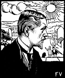 Selbstporträt von Felix Edouard Vallotton