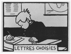 Karotte Poil: „lettres choisies“, Jules Renard, Illustration von Felix Vallotton, ed. Flammarion. von Felix Edouard Vallotton