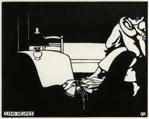Fünf Uhr von Felix Edouard Vallotton