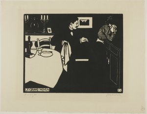 Extreme Maßnahme, Platte sechs aus Intimitäten von Felix Edouard Vallotton