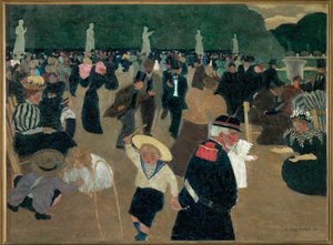 Jardin du Luxembourg von Felix Edouard Vallotton