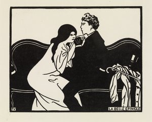 La Belle Epingle, 1897 von Felix Edouard Vallotton