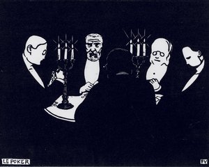 Poker von Felix Edouard Vallotton