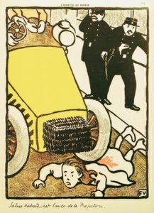 Zuerst grüßen, es ist das Auto der Präfektur! von Felix Edouard Vallotton