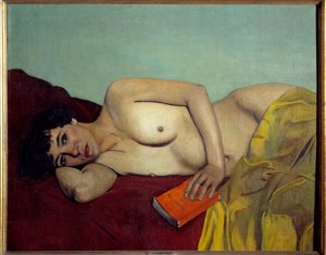 Das verlassene Lesen von Felix Edouard Vallotton