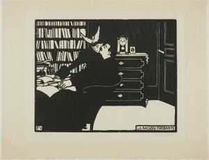 Der zwingende Grund, Platte vier aus Intimitäten von Felix Edouard Vallotton