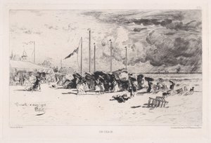 Ein Sturm in Trouville, 1874