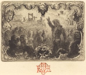 Jacques Cazottes "Der verliebte Teufel" (3. Vignette)