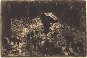 Les Noctambules von Felix Hilaire Buhot