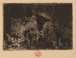 Die Nachtstreuner von Felix Hilaire Buhot