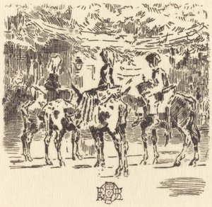 Les Petits Anes de Luchon von Felix Hilaire Buhot