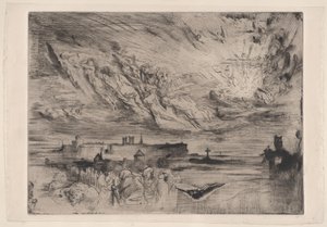 Geister toter Städte von Felix Hilaire Buhot