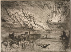 Die Geister aus den Städten der Toten von Felix Hilaire Buhot