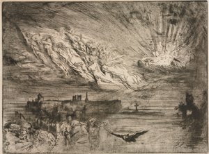 Die Geister aus den Städten der Toten, 1885 von Felix Hilaire Buhot