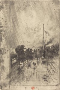 Une Jetée en Angleterre, 1879 von Felix Hilaire Buhot