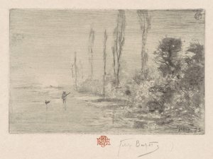 Ein Herbstnachmittag, 1875 von Felix Hilaire Buhot
