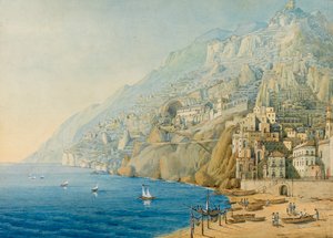 Die Amalfiküste, 1839 von Felix Mendelssohn Bartholdy