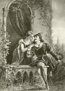 Romeo und Julia. Akt III-Szene V von Felix Octavius Carr Darley