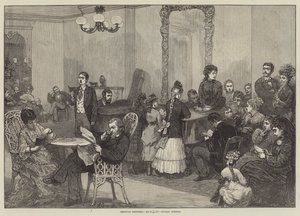 Amerikanische Skizzen, Hotelleben, Sonntagabend von Felix Regamey