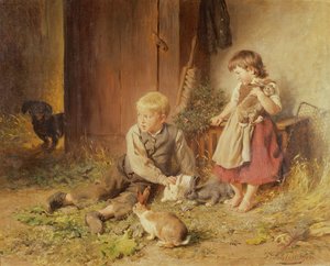Die Kaninchen schützen