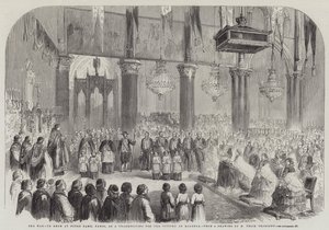 Der Krieg, Te Deum in Notre Dame, Paris, als Dank für den Sieg bei Magenta
