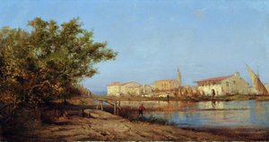 Mas in Martigues von Félix Ziem