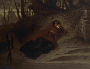 Verlassen. Der Vatikan und die Sünde, 1872 von Feodor Andreyevich Bronnikov