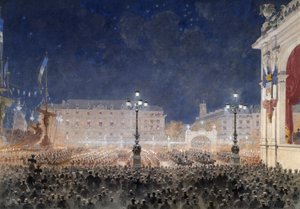 Fackelzug auf dem Place de l