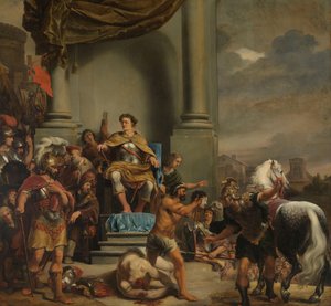 Konsul Titus Manlius Torquatus befiehlt die Enthauptung seines Sohnes