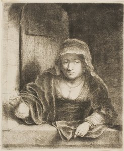 Frau mit der Birne